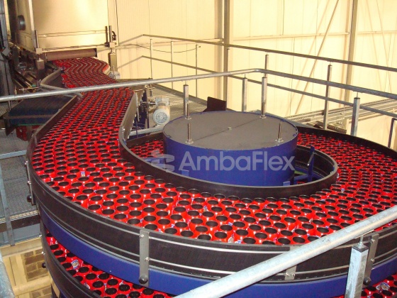 All-purpose spiral conveyor for medium to large products